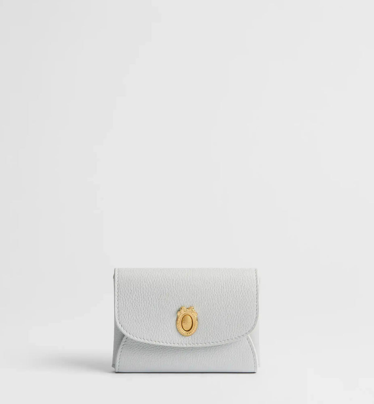 Calfskin Médaillon Daylily Card Holder
