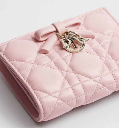 Cannage Lambskin Dahlia Wallet
