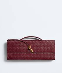 Andiamo Clutch Intrecciato Lambskin Leather