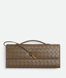 Andiamo Clutch Intrecciato Lambskin Leather