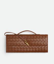 Andiamo Clutch Intrecciato Lambskin Leather