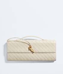 Andiamo Clutch Intrecciato Lambskin Leather
