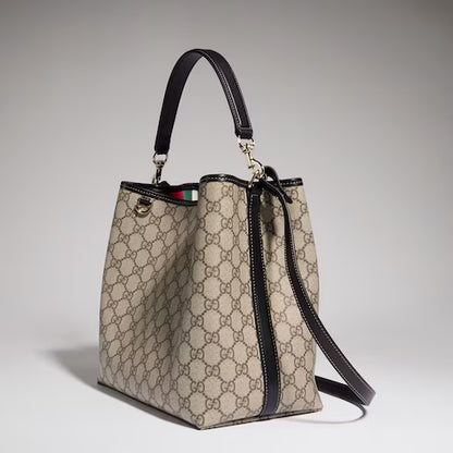 Medium Bucket Bag Coated Fabric