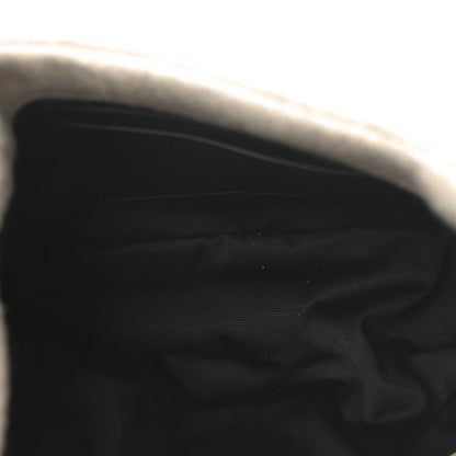 Saint Laurent satchel interior lining in dark fabric