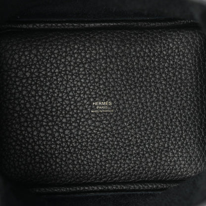 Black leather interior stamp: HERMES PARIS MADE IN FRANCE