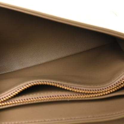 Celine Victoire medium bag interior lining with gold chain trim edge