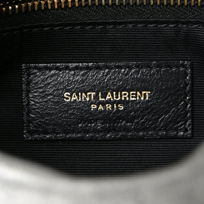 Saint Laurent interior logo patch with 'SAINT LAURENT PARIS' text.
