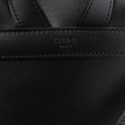 Celine calfskin Bonnie backpack interior panel with 'CELINE PARIS' stamp.