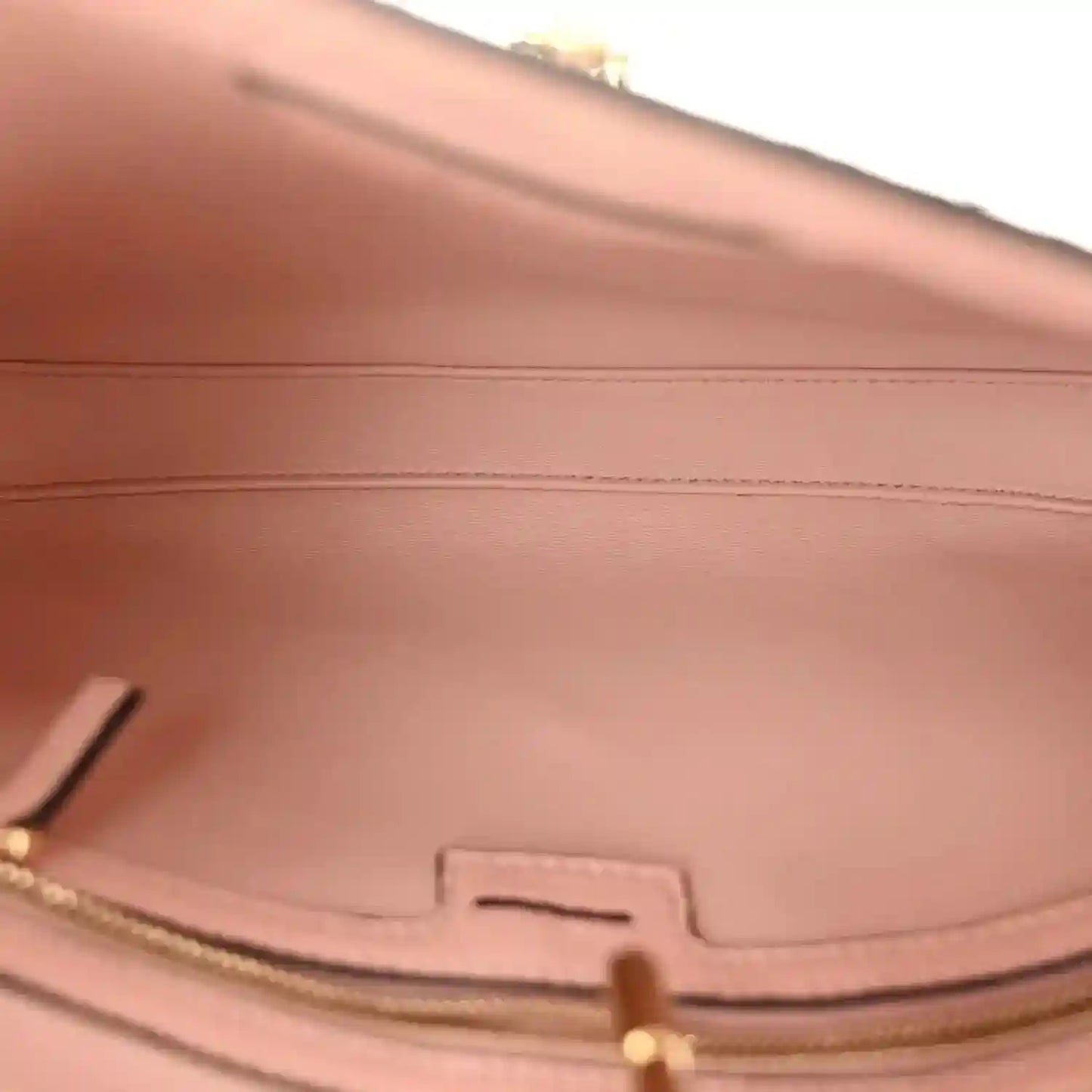 Gucci small Jackie 1961 hobo interior with pink leather lining and side stitch detail