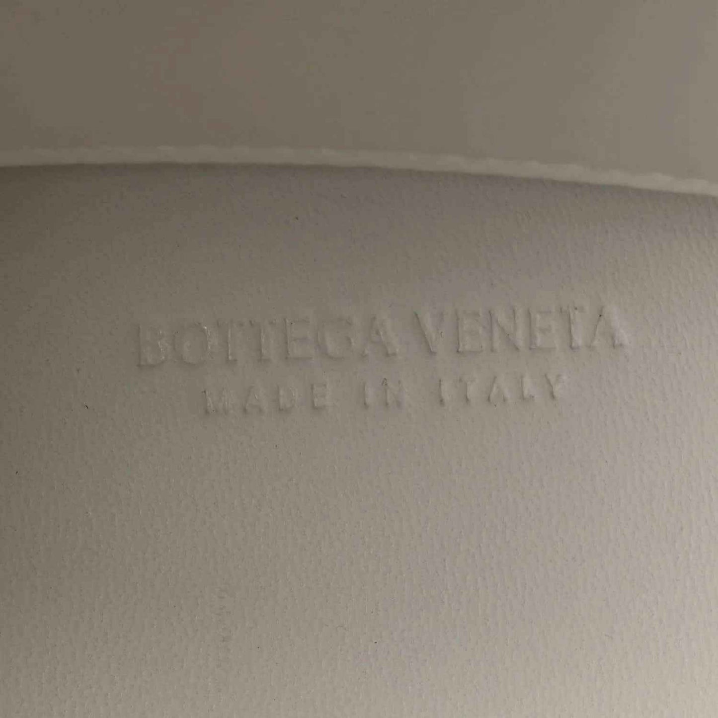 Bottega Veneta Small Andiamo bag lining with embossed brand text