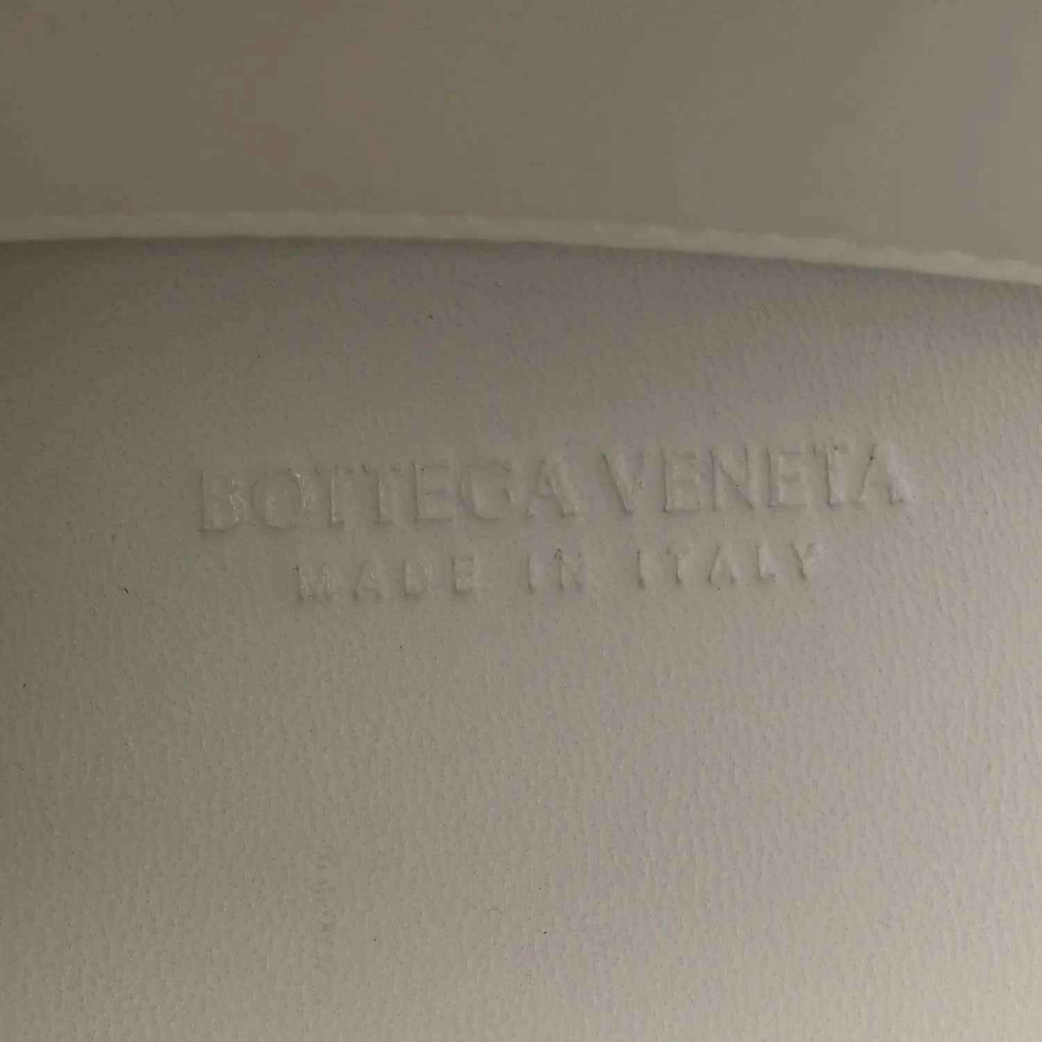 Bottega Veneta Small Andiamo bag lining with embossed brand text