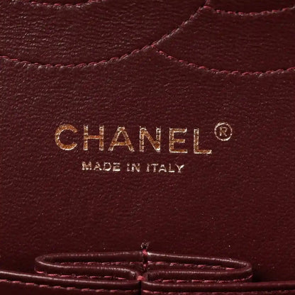 Chanel leather stamp reading “CHANEL” and “MADE IN ITALY”