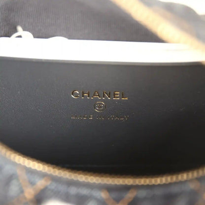 Chanel mini hobo pouch interior stamp reading 'CHANEL' Made in Italy