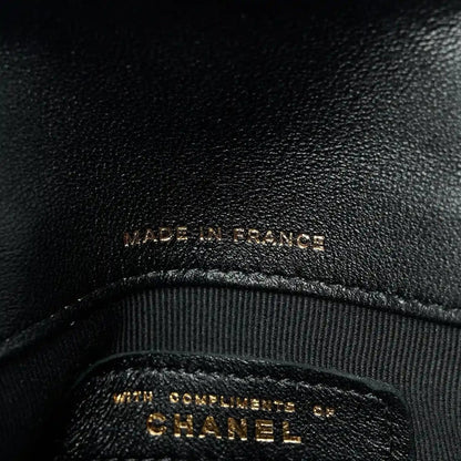 Leather label reading MADE IN FRANCE and CHANEL