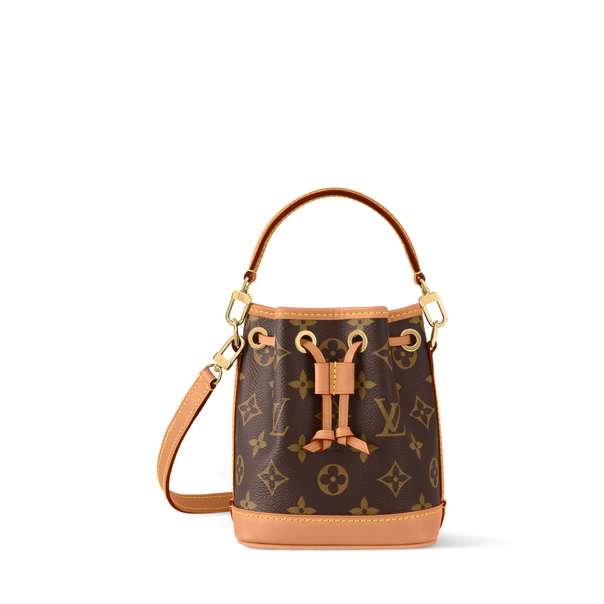 Noé Bucket Bag Monogram Coated Canvas