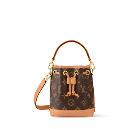 Noé Bucket Bag Monogram Coated Canvas