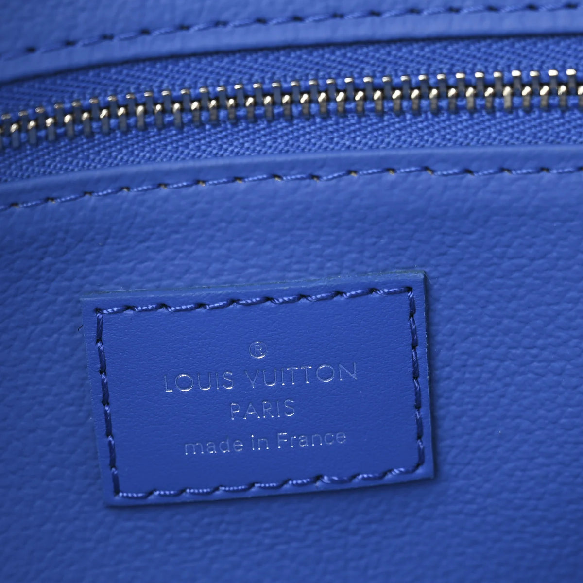Louis Vuitton Monogram Macassar Dopp Kit Toilet Pouch in Indigo Blue
