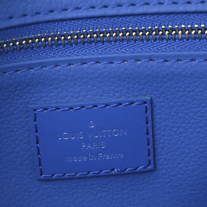 Louis Vuitton Monogram Macassar Dopp Kit Toilet Pouch in Indigo Blue