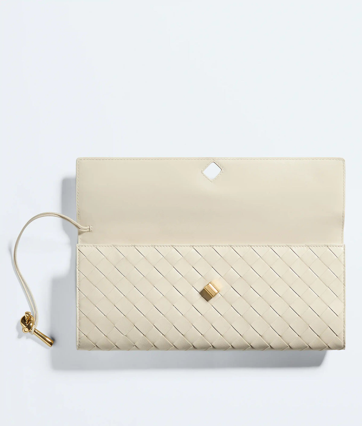 Andiamo Clutch Intrecciato Lambskin Leather