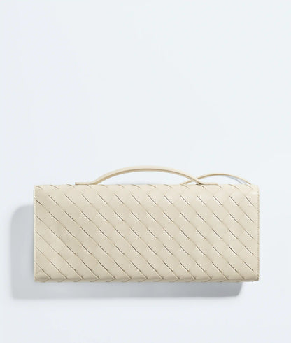 Andiamo Clutch Intrecciato Lambskin Leather