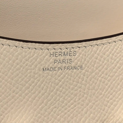 Hermes Nata textured leather wallet lining with “Hermes Paris Made in France”