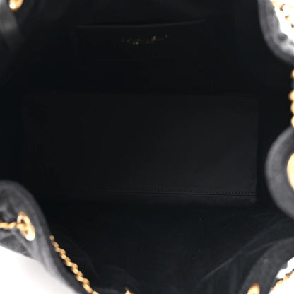 25 Washed Denim Shoulder Bag