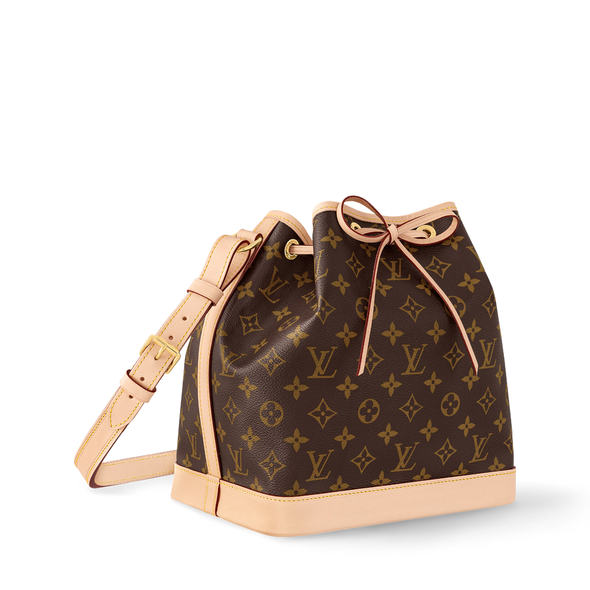 Noé Bucket Bag Monogram Coated Canvas