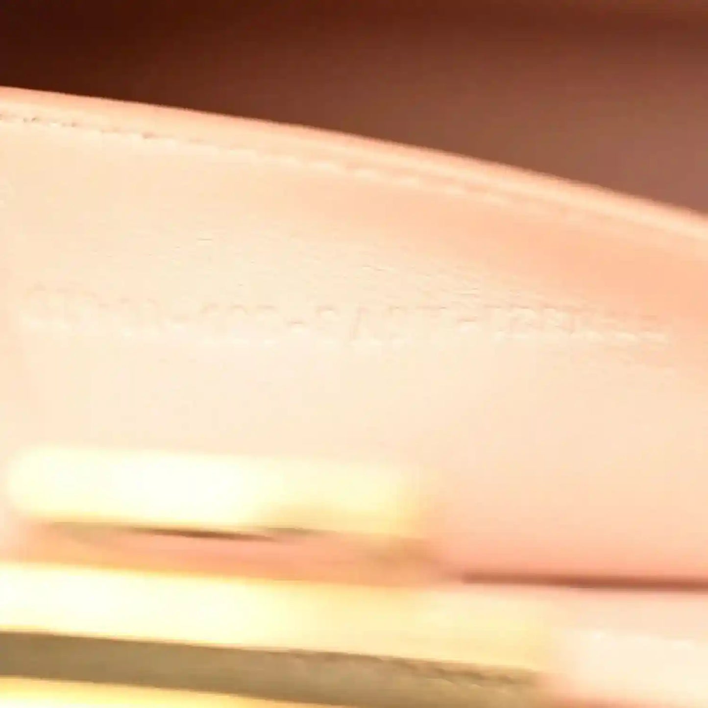 Close view of black leather interior lining texture
