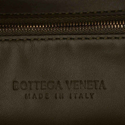 Bottega Veneta leather interior stamp reading “MADE IN ITALY”