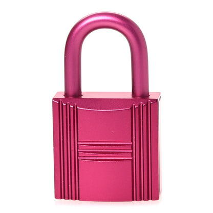 Rose pink textured leather bucket tote with top handle and metal lock clasp