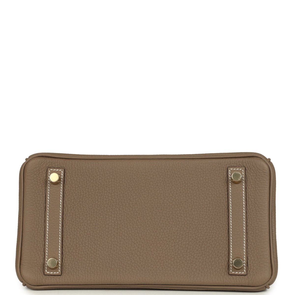 Hermès Birkin 25 handbag in togo leather, etoupe tone, gold hardware, top handles