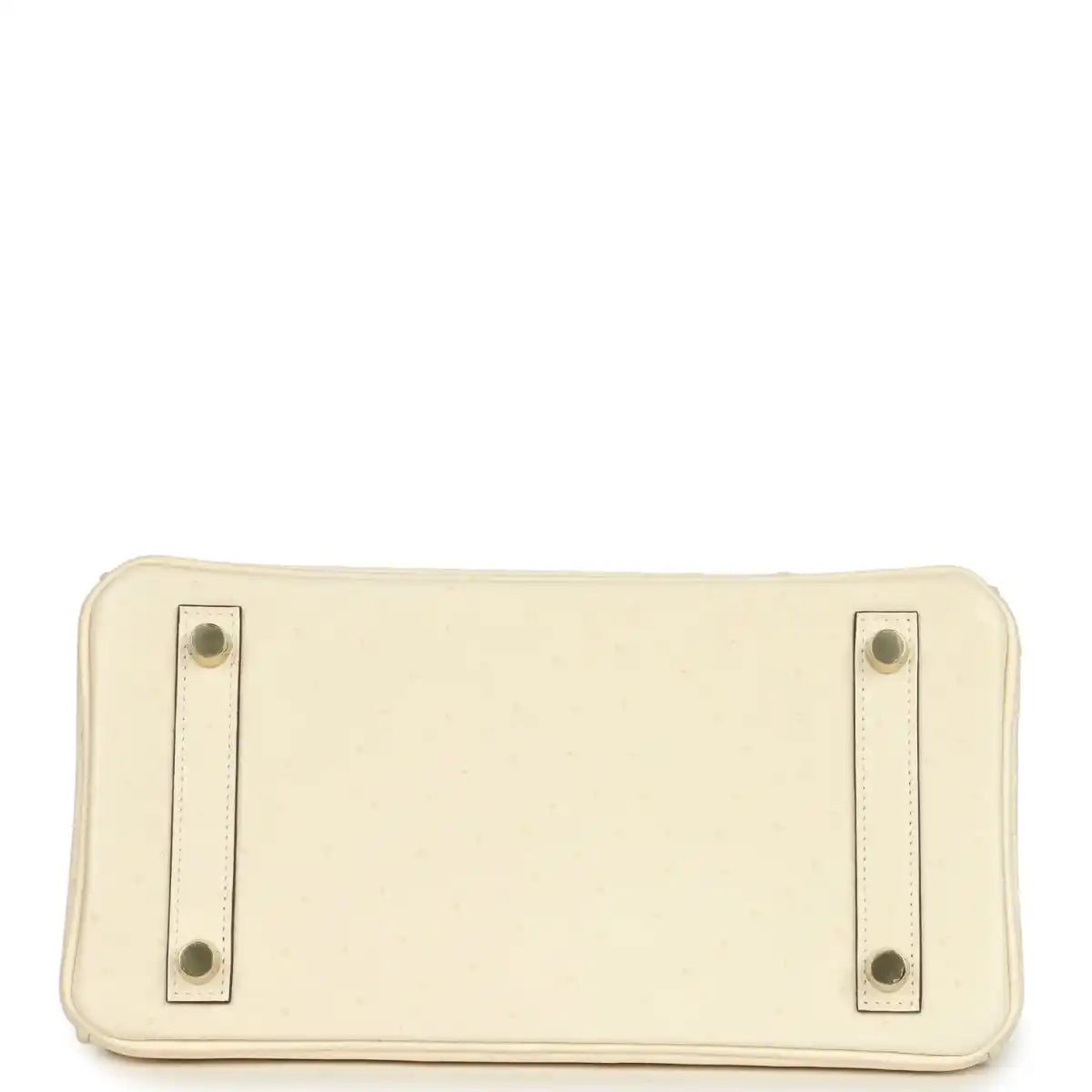Nata leather handbag base with four corner snap studs and stitched edges.