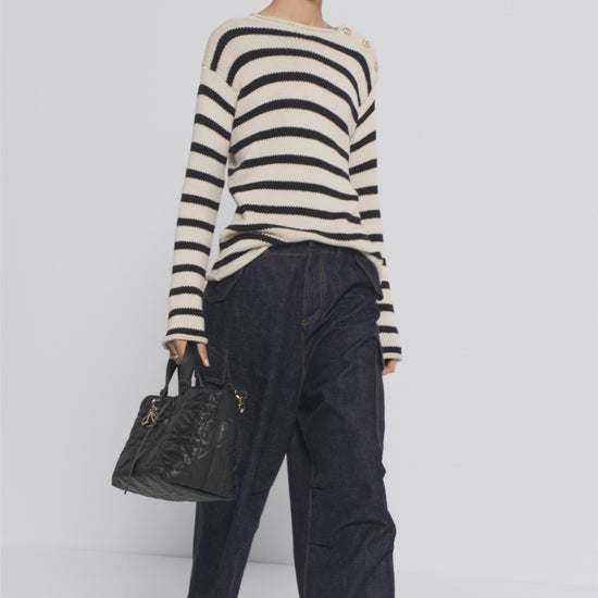 Macrocannage Calfskin Medium Toujours Bag
